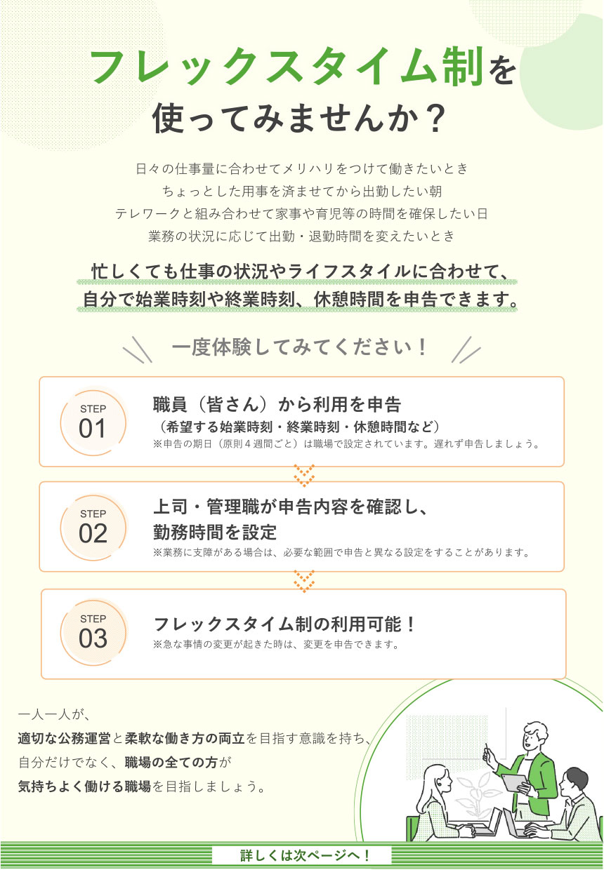 フレックスタイム制の概要