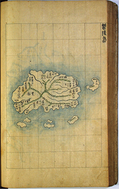 東輿線表(鬱陵島)(1743年(寛保3年))(作成者不明)