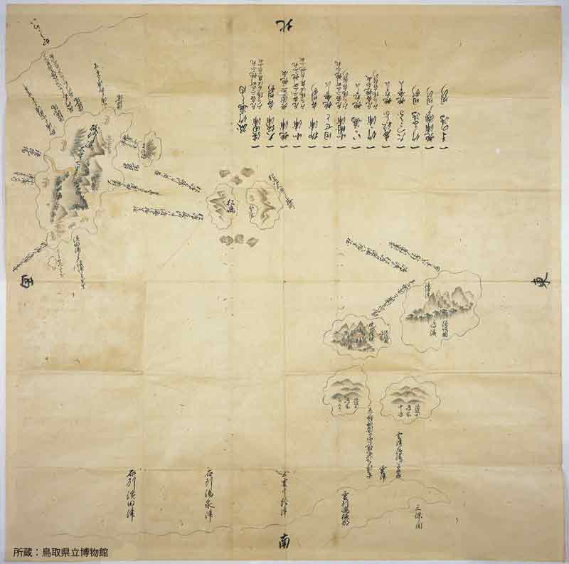 小谷伊兵衛より差出候竹嶋之絵図