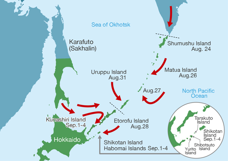 Map of the Soviet Union invasion