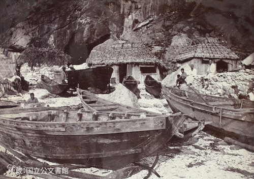 Photo.1: Situation in Minami-kojima (1900)