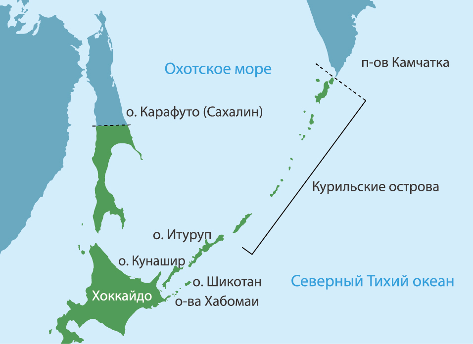 Государственная граница в соответствии с Портсмутским мирным договором