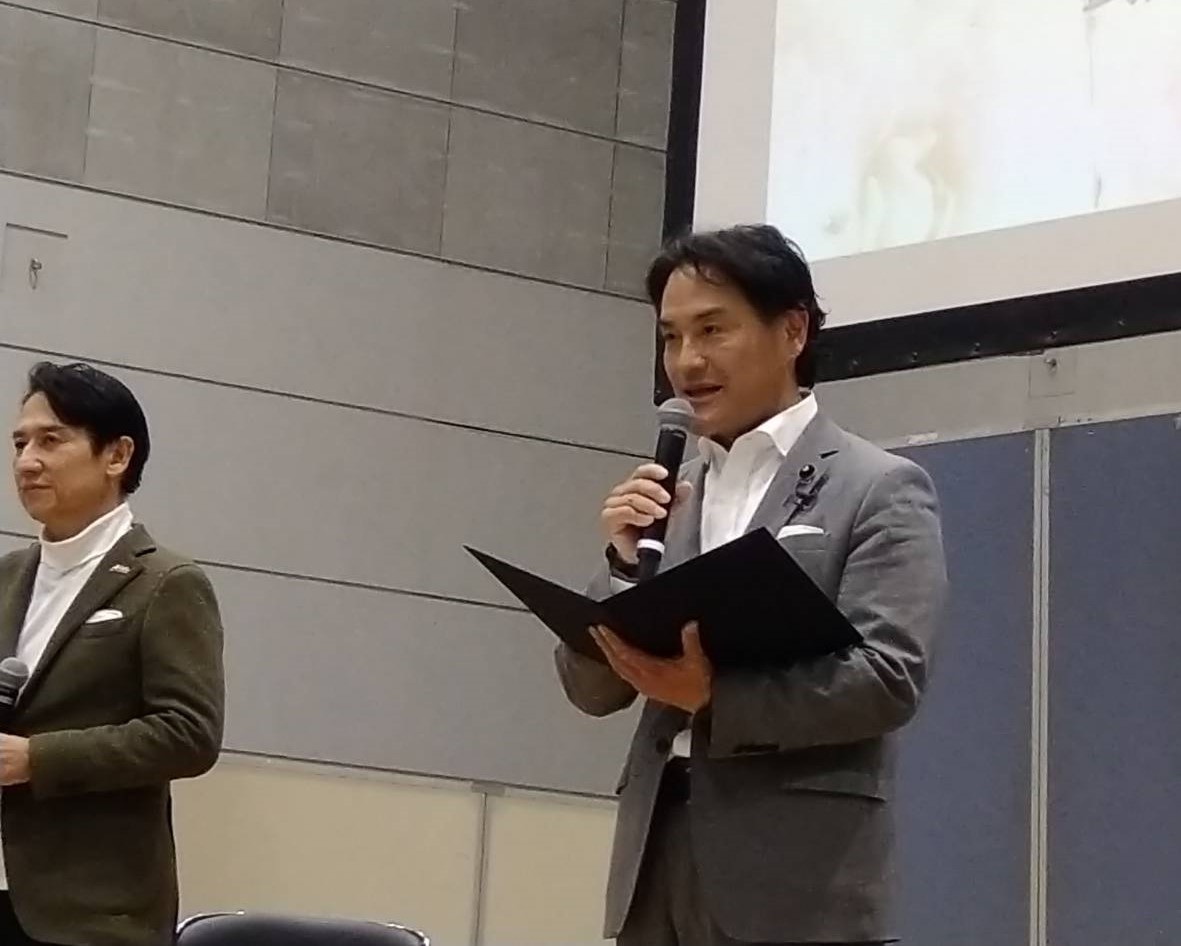 イベント登壇挨拶の様子