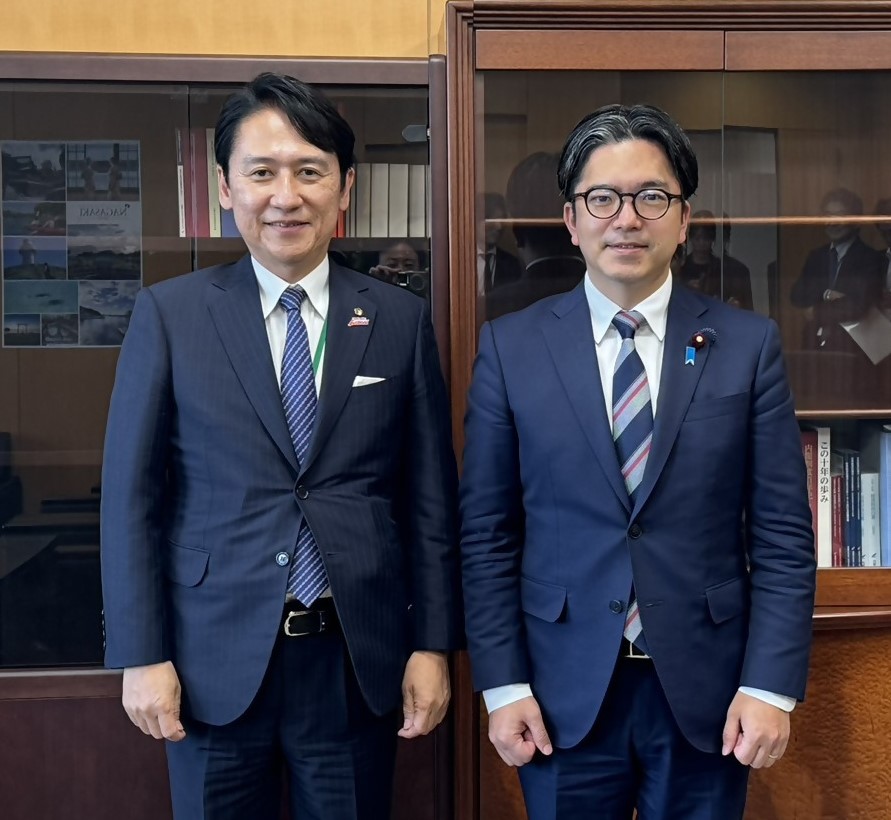 金子政務官と武内市長