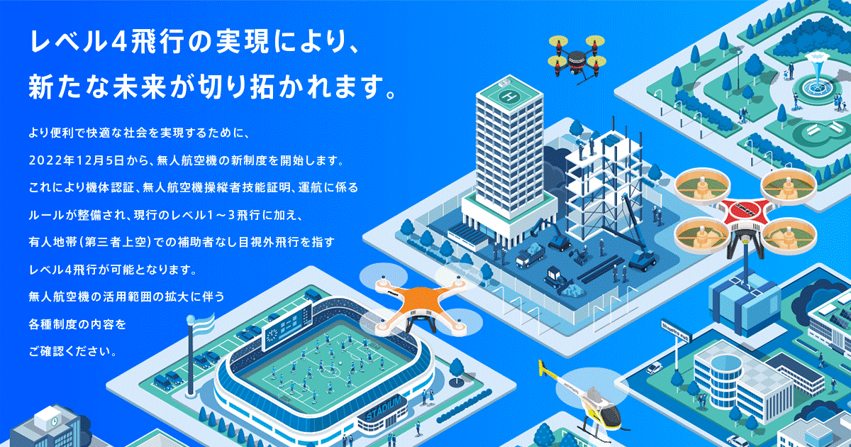 無人航空機レベル4飛行ポータルサイト