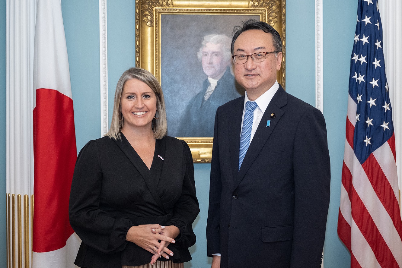 <アメリカ> アレン国務次官との会談
