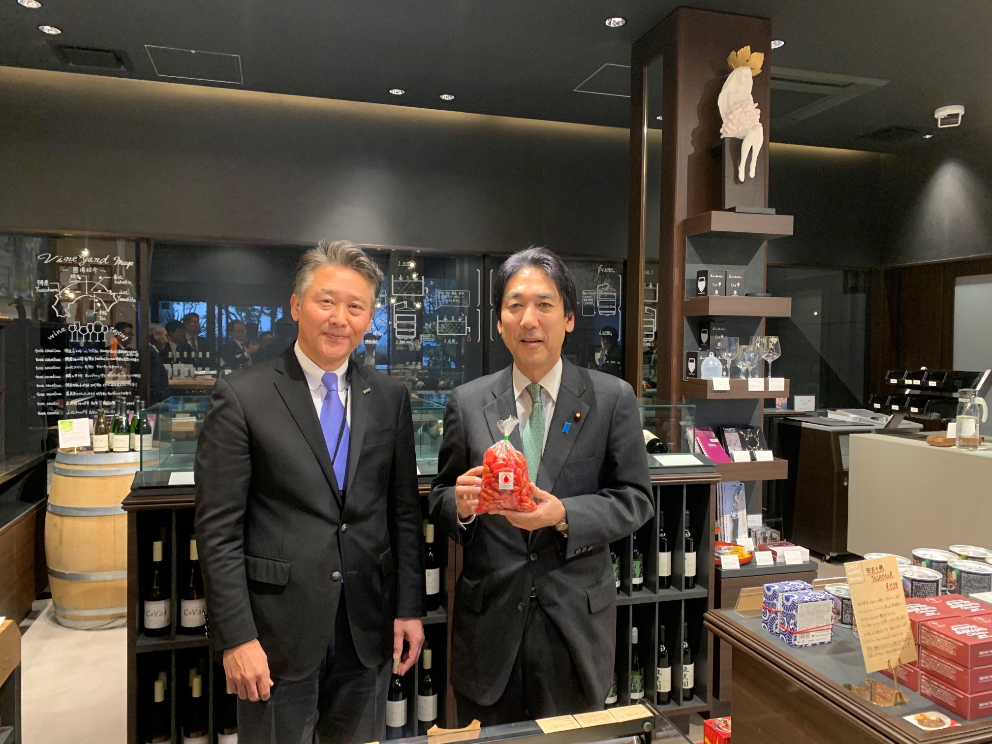 井上ワイナリー株式会社　のいち醸造所の視察