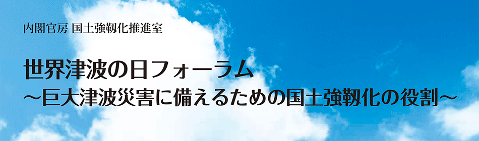 世界津波の日フォーラム 世界津波の日フォーラム