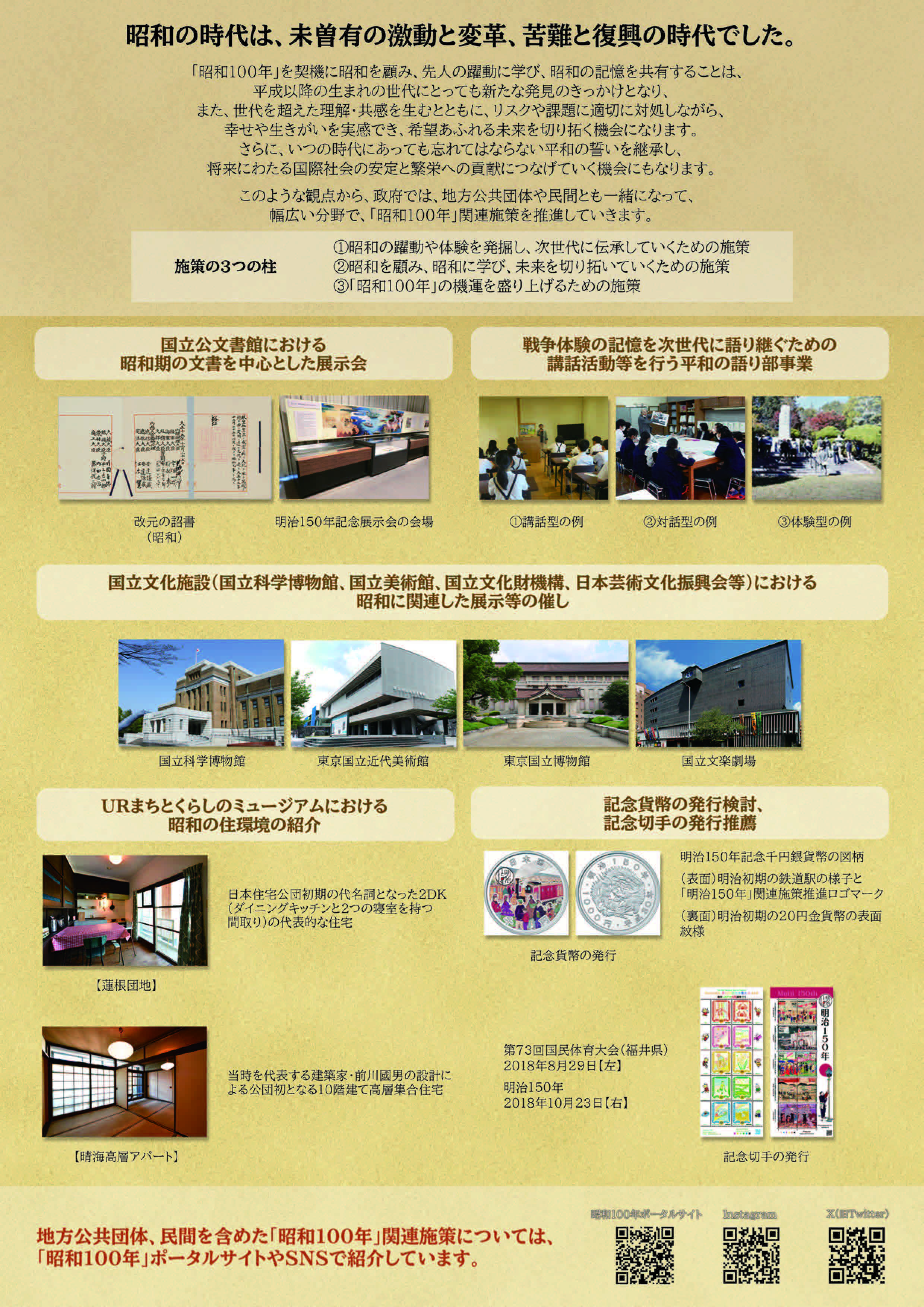 昭和100年チラシ裏