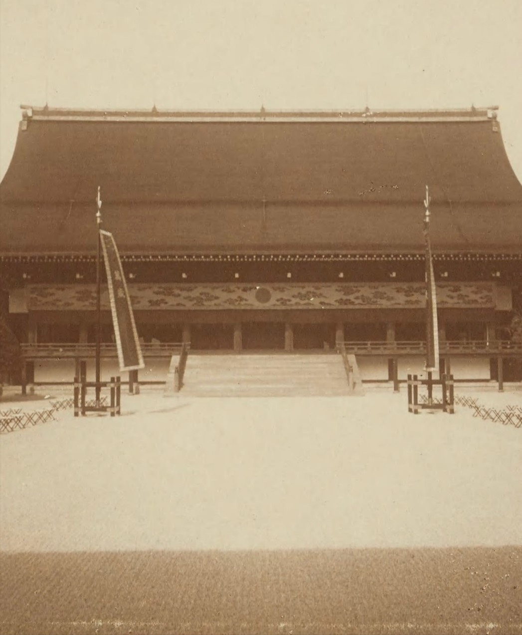 京都御所　昭和１００年パネル展示