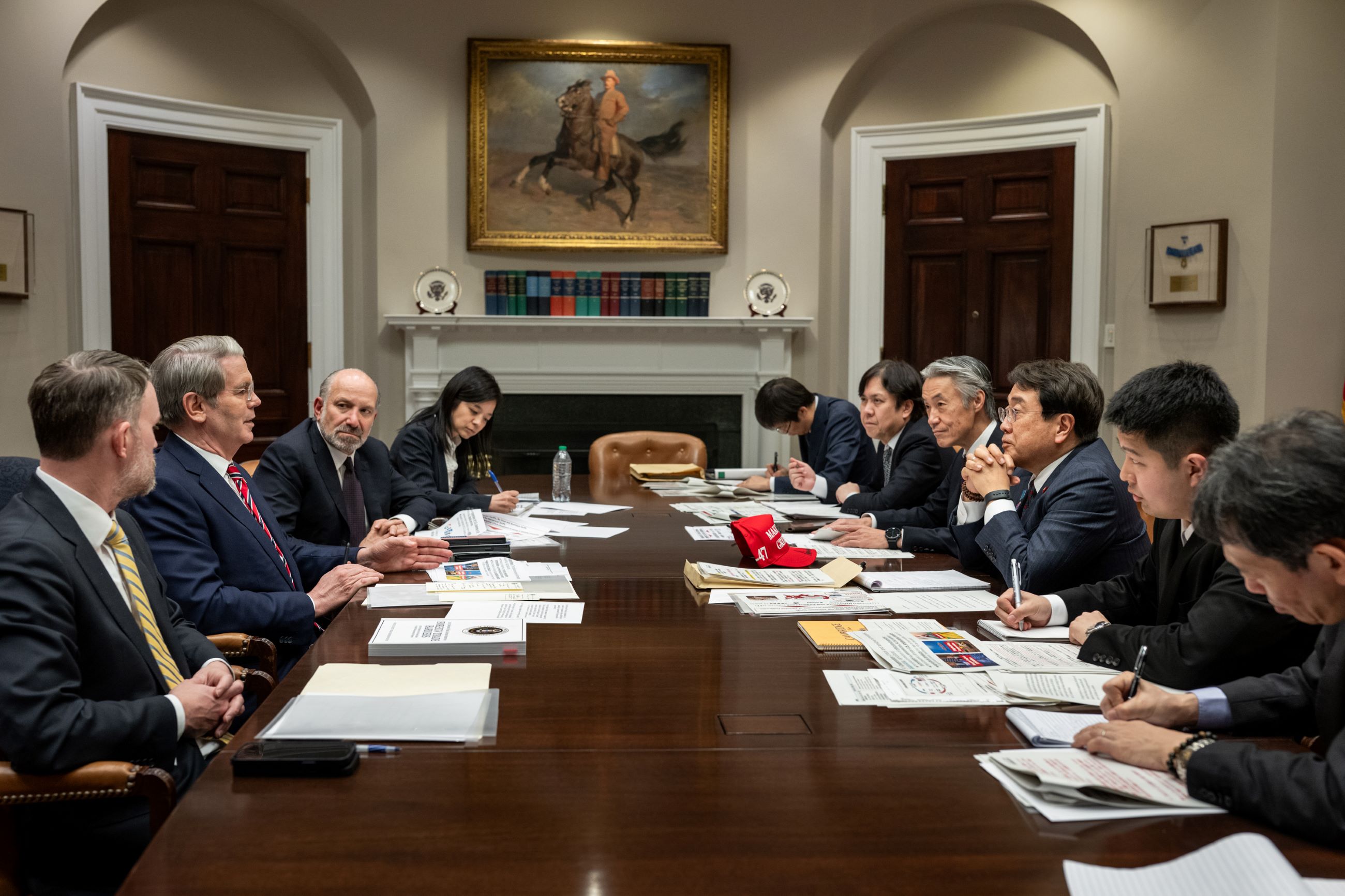 米国の関税措置に関する日米協議
