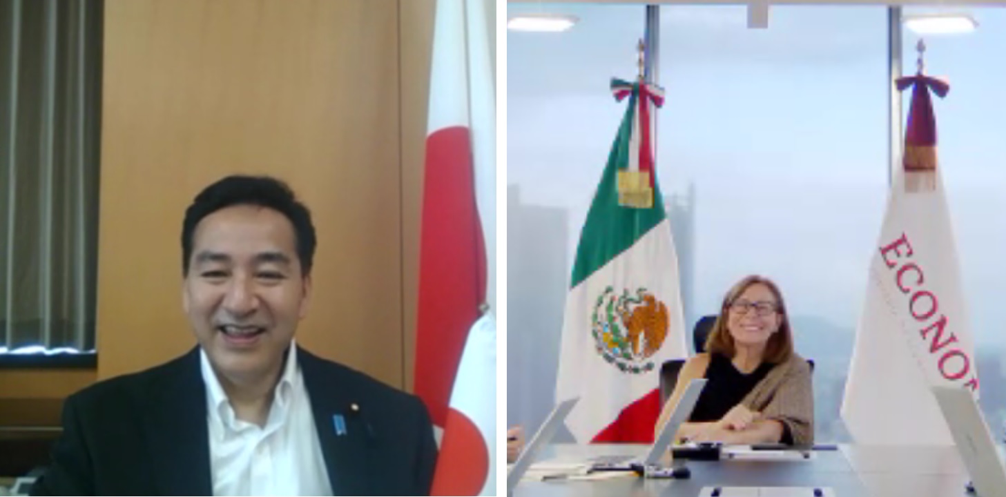 メキシコ クルティエル経済大臣との会談の様子