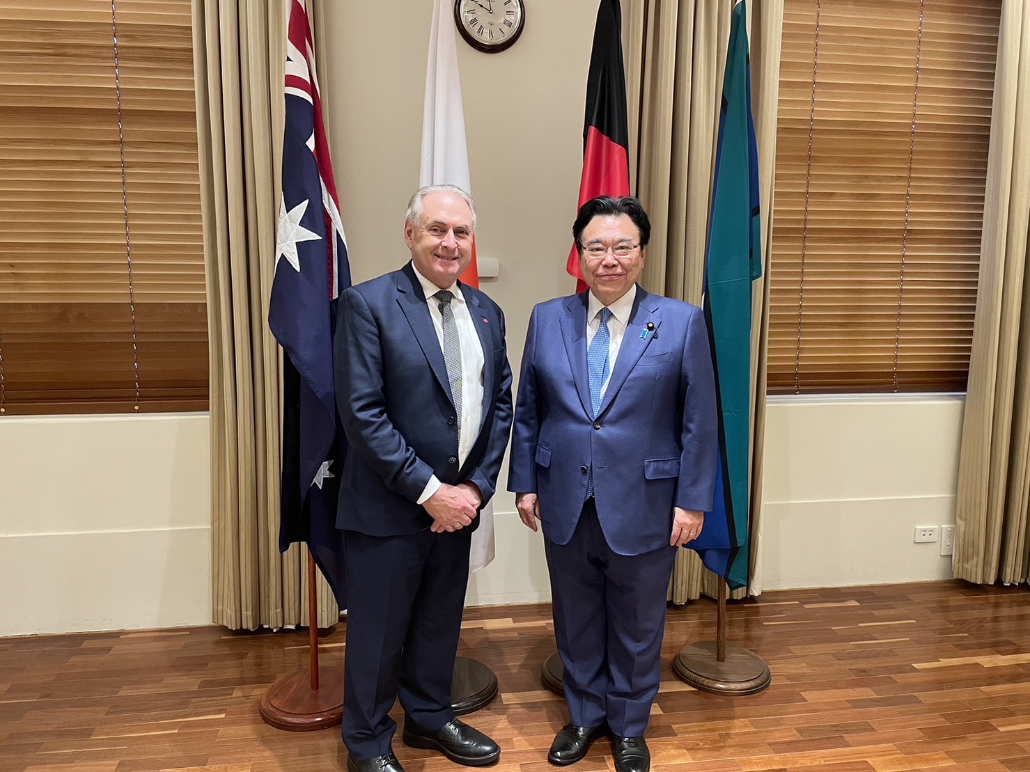 オーストラリア ファレル貿易・観光大臣との会談の様子