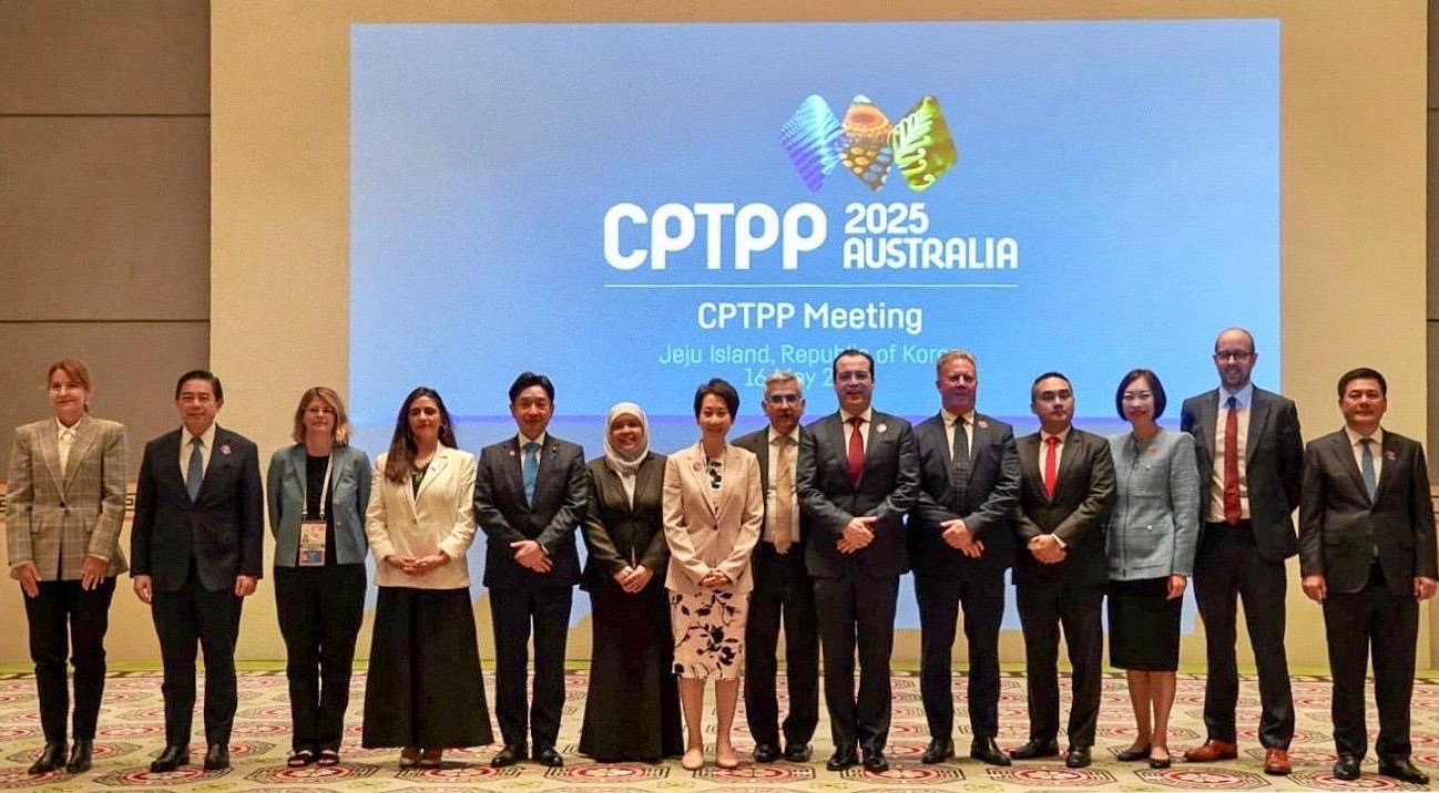ＣＰＴＰＰ閣僚会合の様子